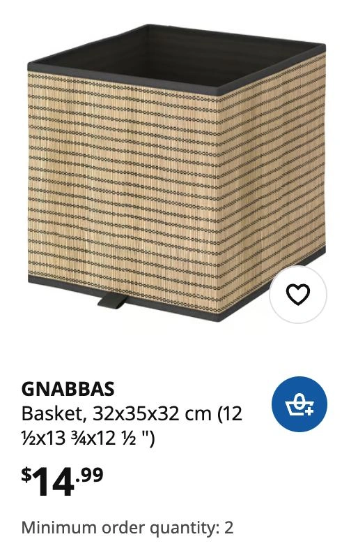 IKEA KALLAX TV Stand + 4 GNABBAS Storage Baskets - photo 4