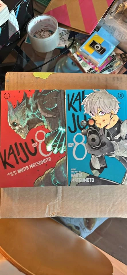 Kaiju No.8 Manga vol 1, 2
