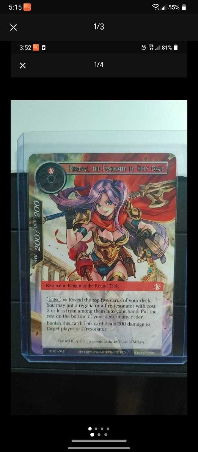 Perceval, Fascinated by Holy Grail || FORCE OF WILL