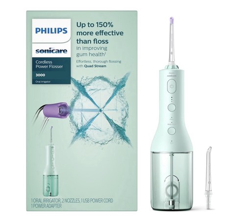 Philips Sonicare Cordless Power Flosser 3000 New