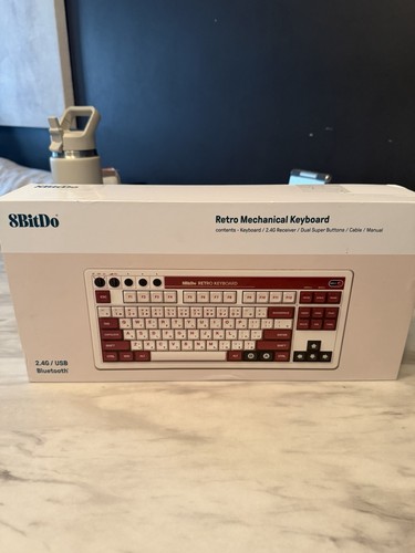 8bitdo retro 87 mechanical keyboard - new