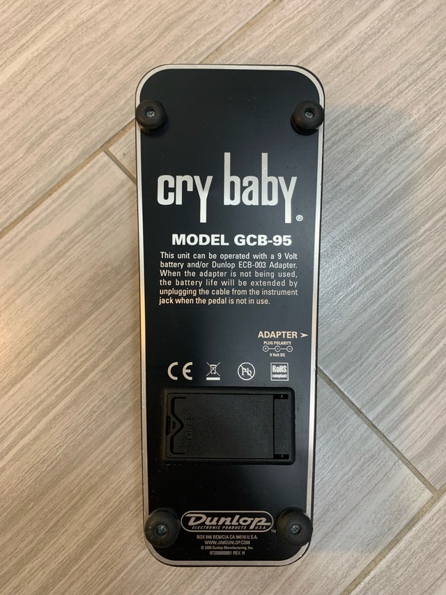 DUNLOP ORIGINAL CRYBABY WAH WAH PEDAL - photo 3