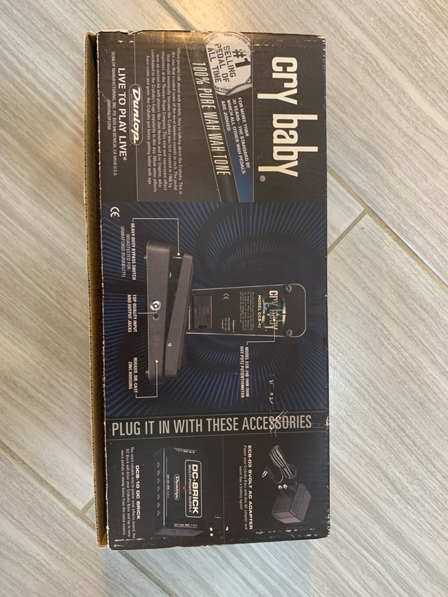 DUNLOP ORIGINAL CRYBABY WAH WAH PEDAL - photo 4