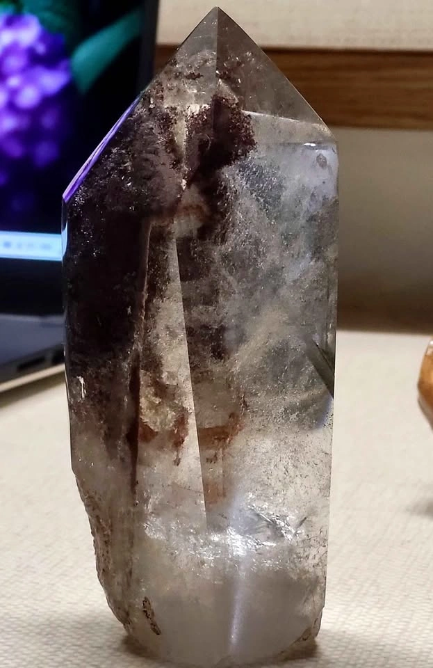 EXCEPTIONAL LARGE LODOLITE – RED GARDEN QUARTZ TOWER 🌿 - photo 3