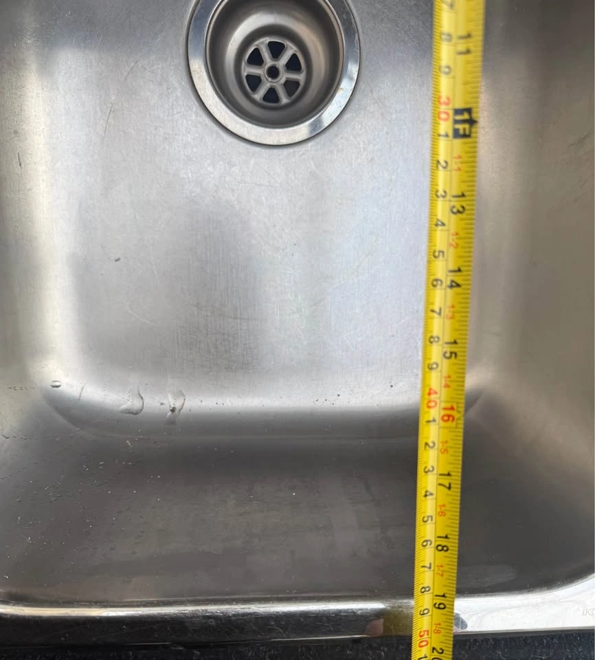 Stainless Steel Double Kitchen Sink with Faucet - 31.5" x 20.5" - photo 5