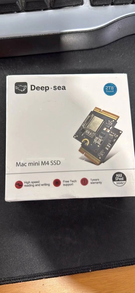 Deep-sea 2TB SSD for Mac mini M4