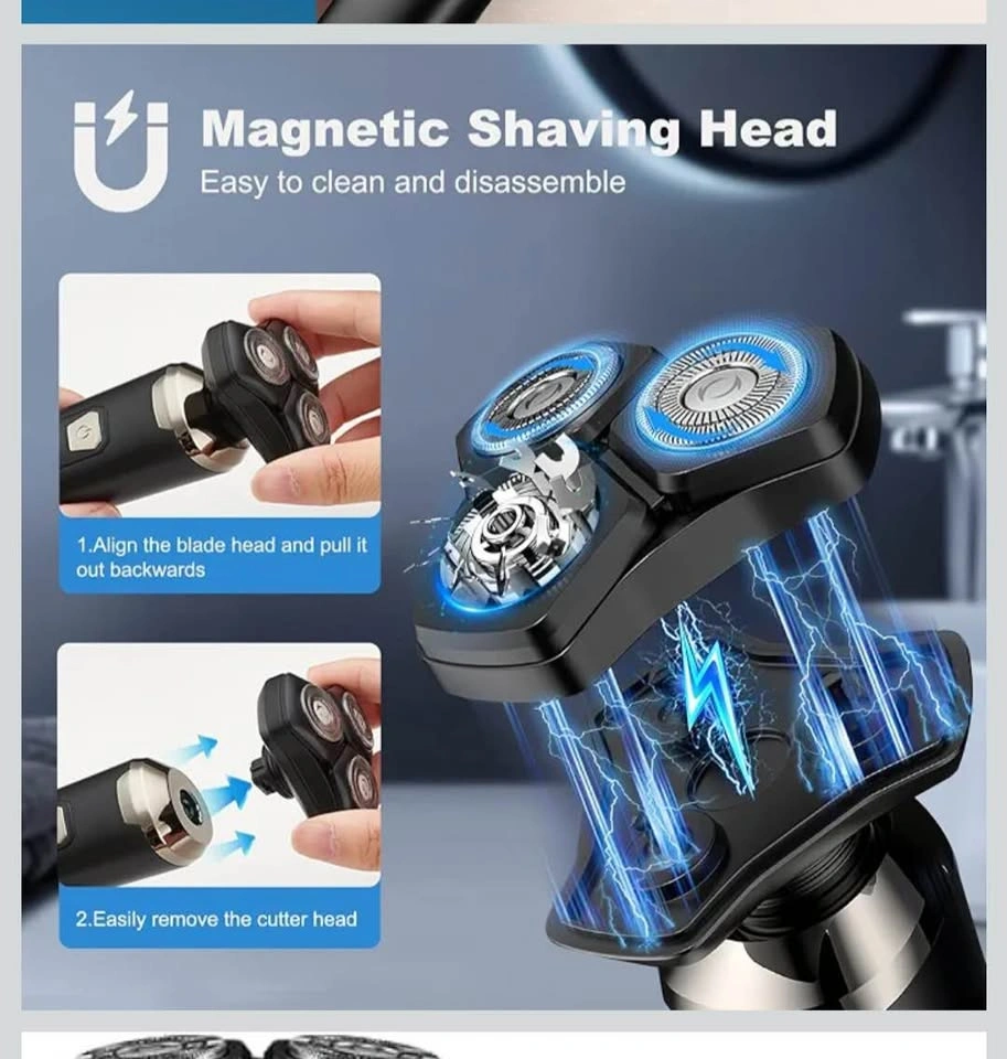 Men’s Grooming Kit: Minoxidil, Electric Shaver, and Trimmer - photo 5