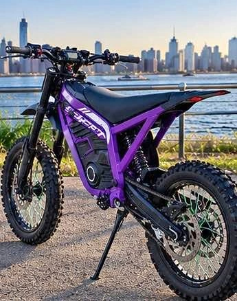 Eskute Nova X 4000W Electric Dirt Bike – Purple