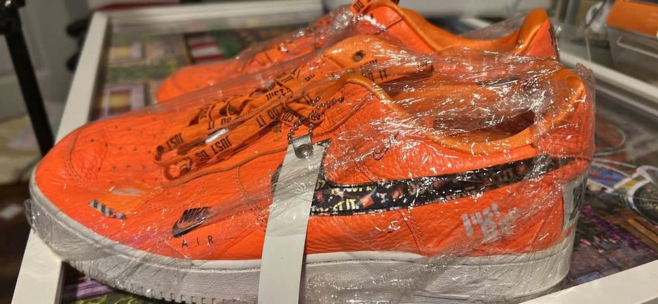 Nike Air Force 1 '07 Premium 'Just Do It' Orange