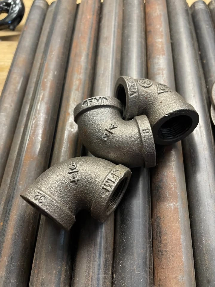 Threaded Steel Pipe & Base Plates - photo 3
