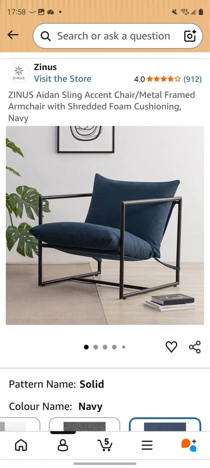 Sling Accent Chairs (Price includes 2 chairs) - photo 2