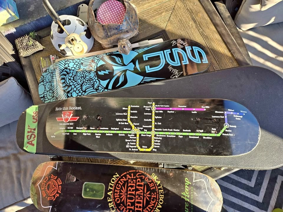 TTC Subway Map Skateboard Deck