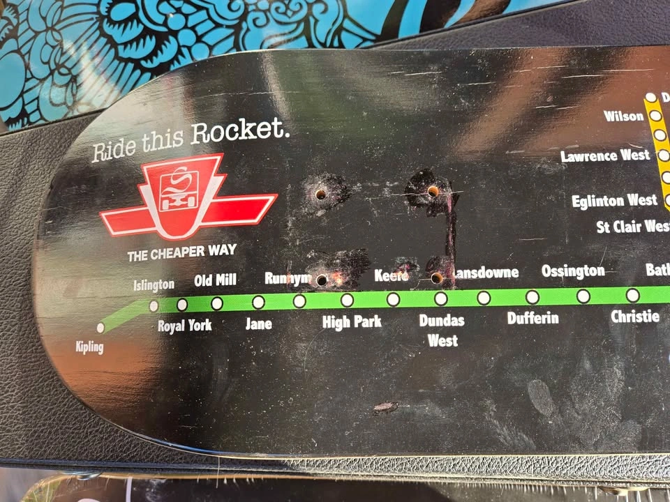 TTC Subway Map Skateboard Deck - photo 2