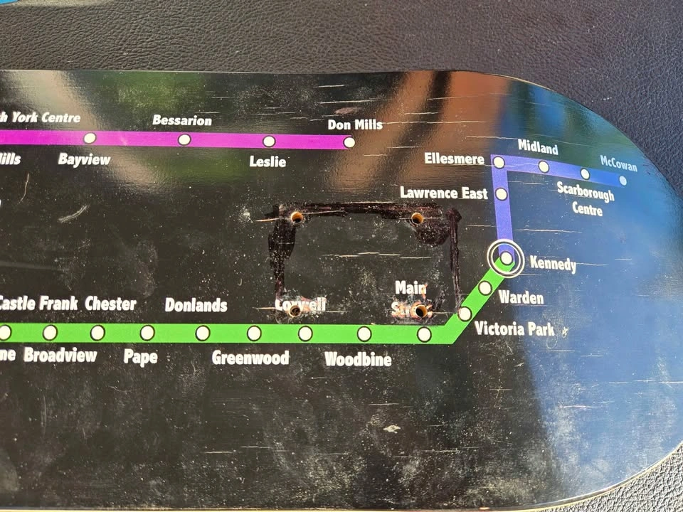 TTC Subway Map Skateboard Deck - photo 3