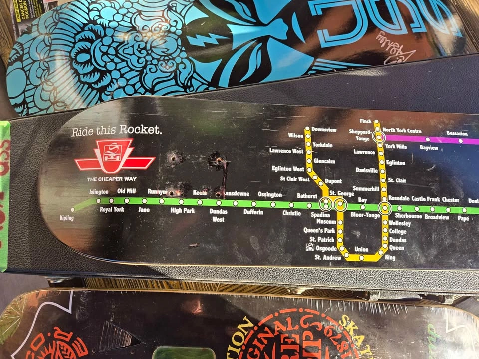 TTC Subway Map Skateboard Deck - photo 5