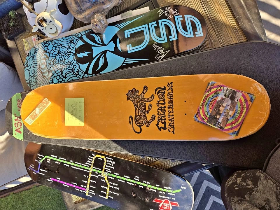 Rare VINTAGE Pure Hemp x Satori Skate Deck BUNDLE – Sealed