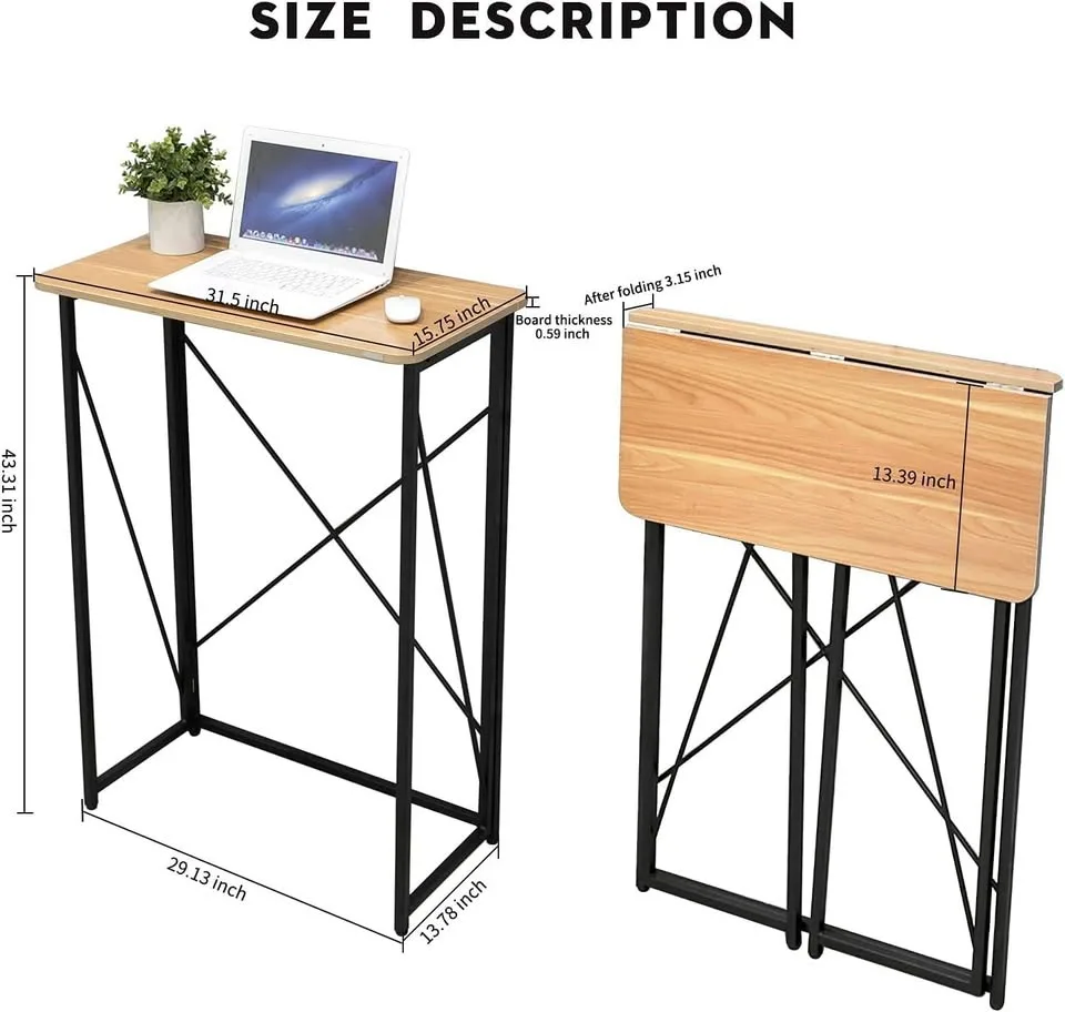 Folding Laptop Computer Desk - Tall Desk image indicator(3)