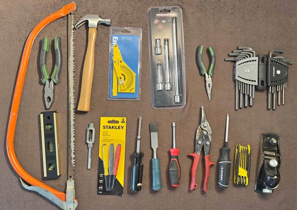 Husky, Stanley, and Powerbuilt Mixed Hand Tool Lot