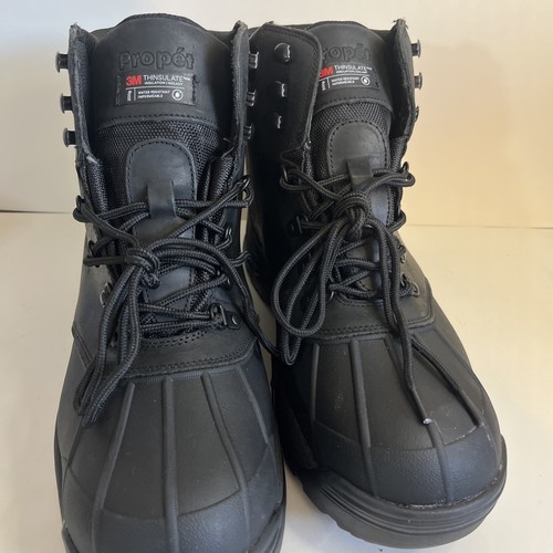 Propet Blizzard Men's Leather Mid Zip Insulated Boots Size 14 - photo 2