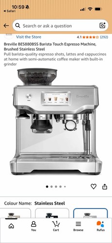 Breville the Barista Touch Espresso Machine - Stainless Steel