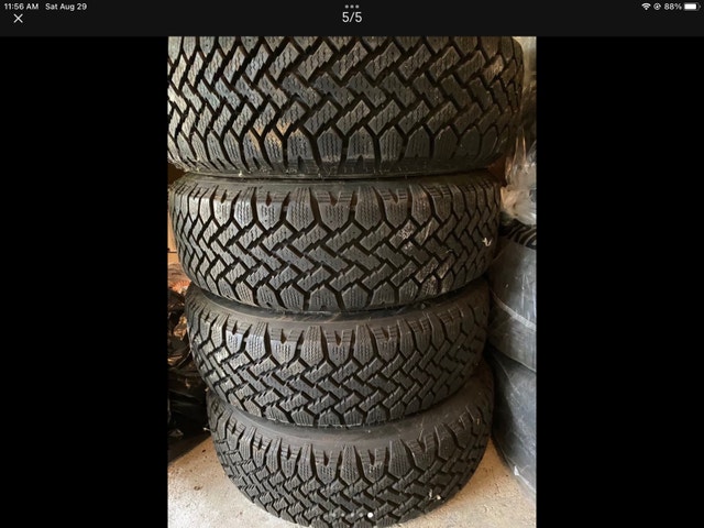 winter tires with rims (Made in Canada )