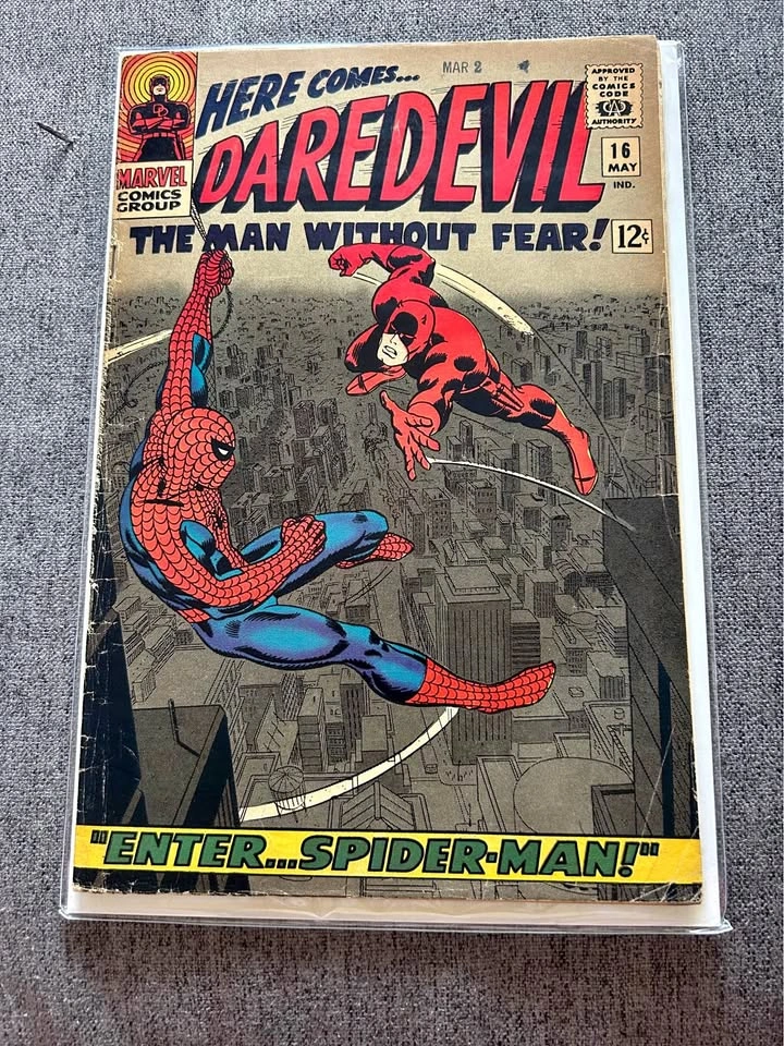 Daredevil 16 "Enter... Spider-Man!" (VG Marvel Comics)