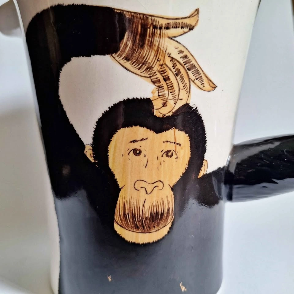 Pier One Vintage Monkey Teapot – 3D Sculptural Handle - photo 2