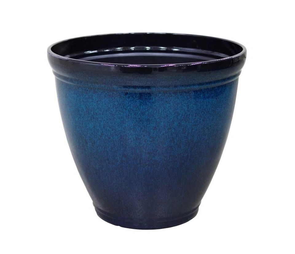 14.5” Gradient Blue Round Planter - photo 2