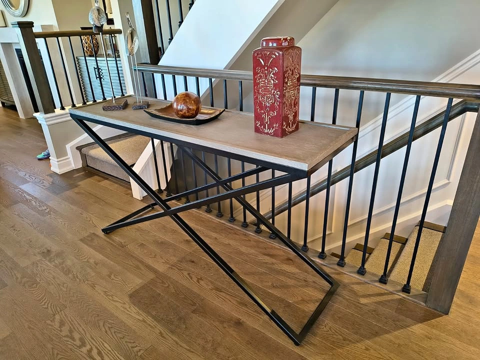 Modern Contemporary Industrial Console Table