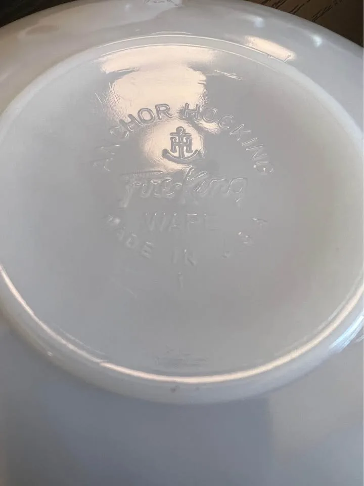 VINTAGE ANCHOR HOCKING FIRE KING TEA SET image indicator(4)