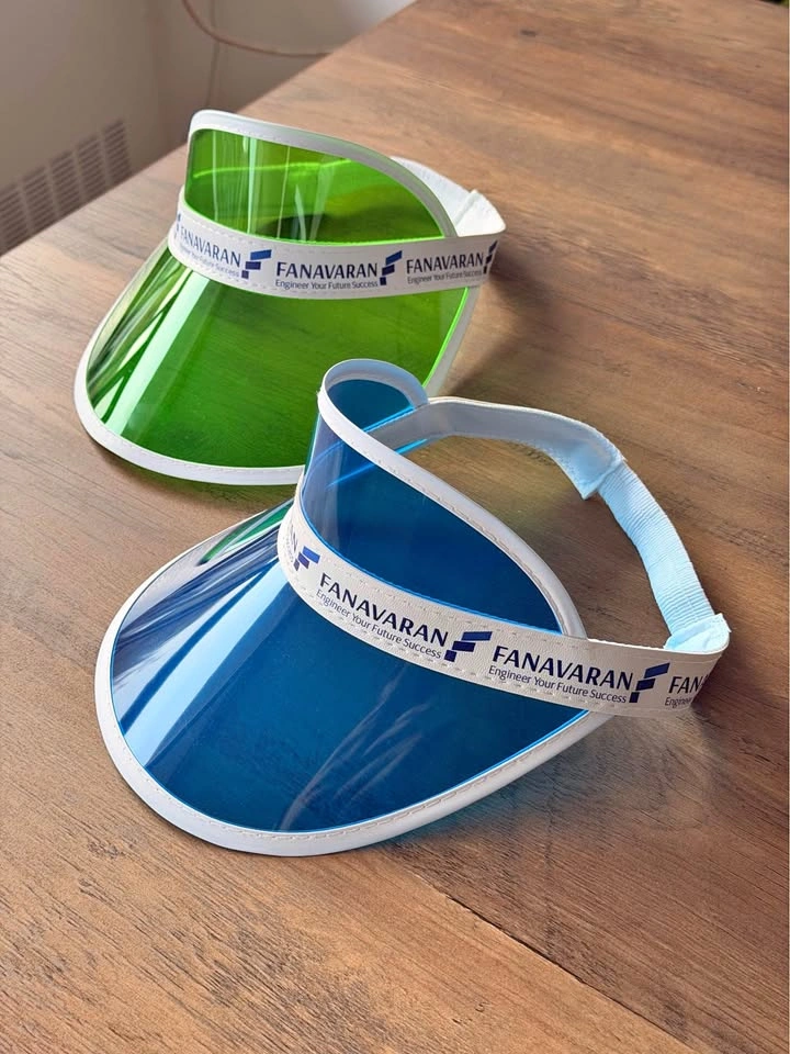 Clear Visor Sun Hats — $10 for Both