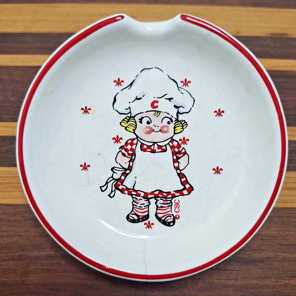 Vintage 90's Campbell's Soup "Campbell's Kids" Ceramic Spoon Res