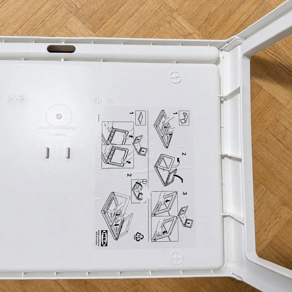 IKEA KLIPSK Bed Tray - White - Good Condition - photo 3
