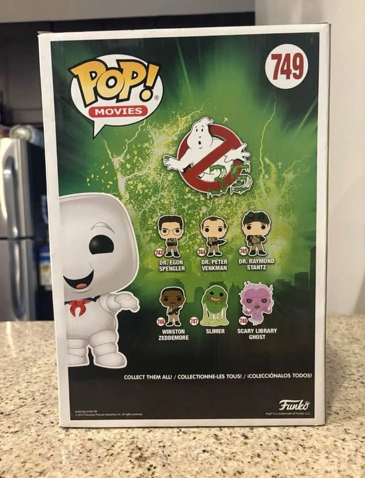 Funko Pop Ghostbusters Stay Puft #749 Jumbo 10 Inch - Open Box - photo 3
