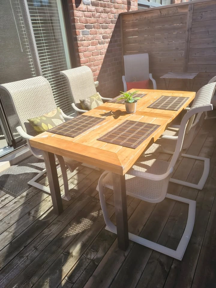 7-Piece Outdoor Patio Dining Set – Table + 6 Chairs - photo 2