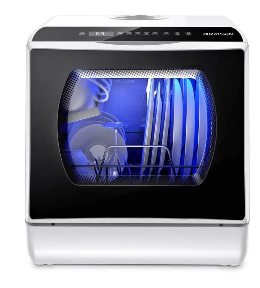 Portable countertop dishwasher