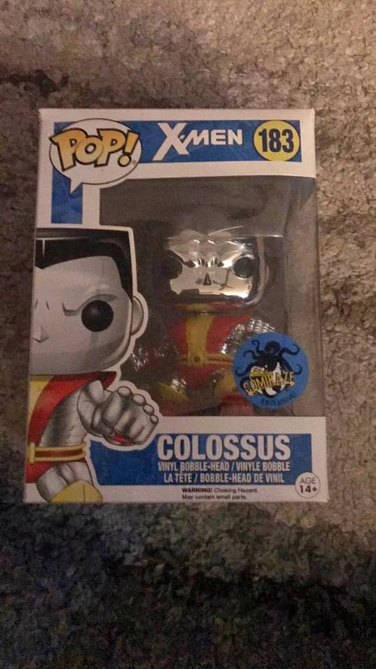 Pop X-Men Colosus vinyl bobble-head