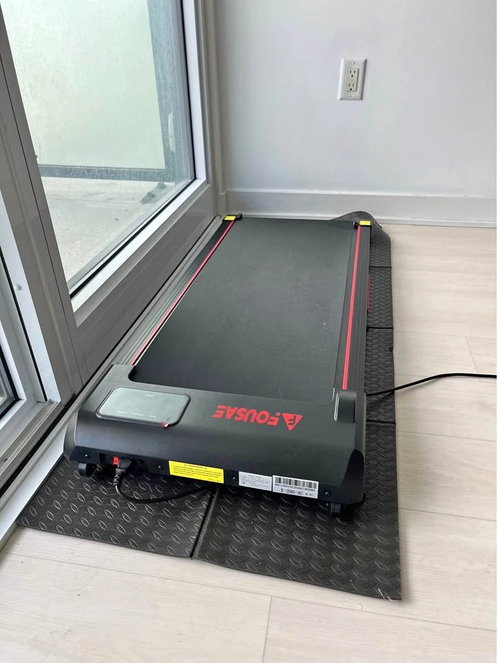 FOUSAE 3 in 1 walking pad treadmill with 9% incline!