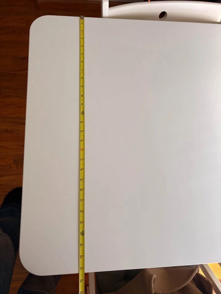 White rectangle ikea TOMMARYD table - photo 5