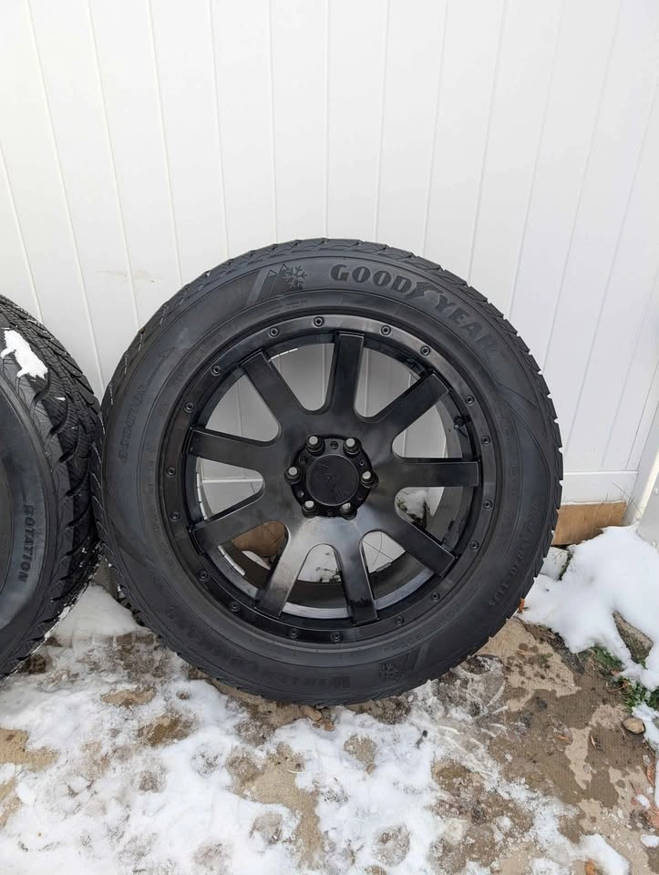 Goodyear Winter tires 275/55R20 Tires on satin black Wheels - photo 2