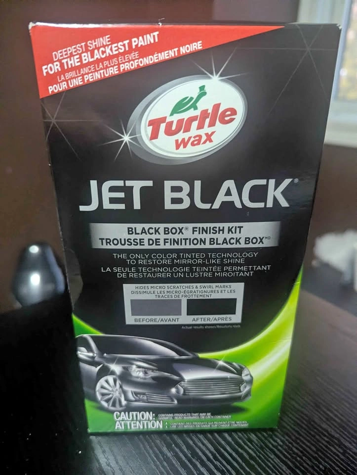 Turtle Wax Jet Black Black Box Finish Kit (New in Box)