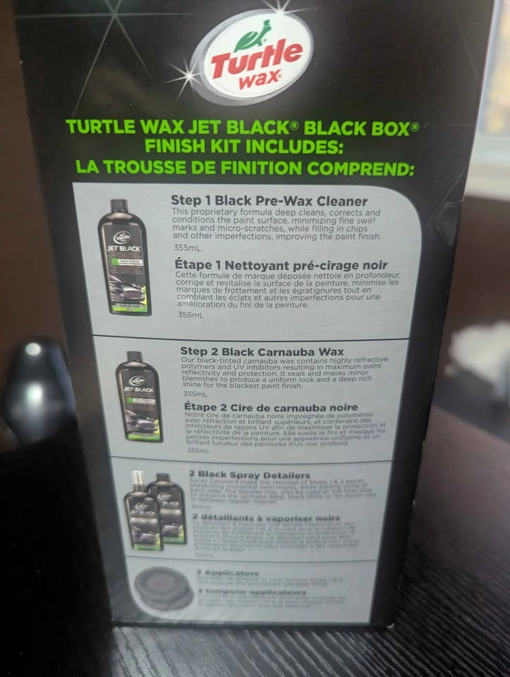 Turtle Wax Jet Black Black Box Finish Kit (New in Box) - photo 2