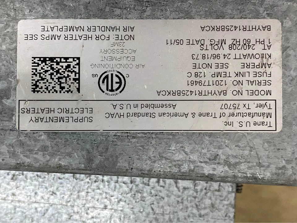 Square D Electric Duct Heater - photo 5