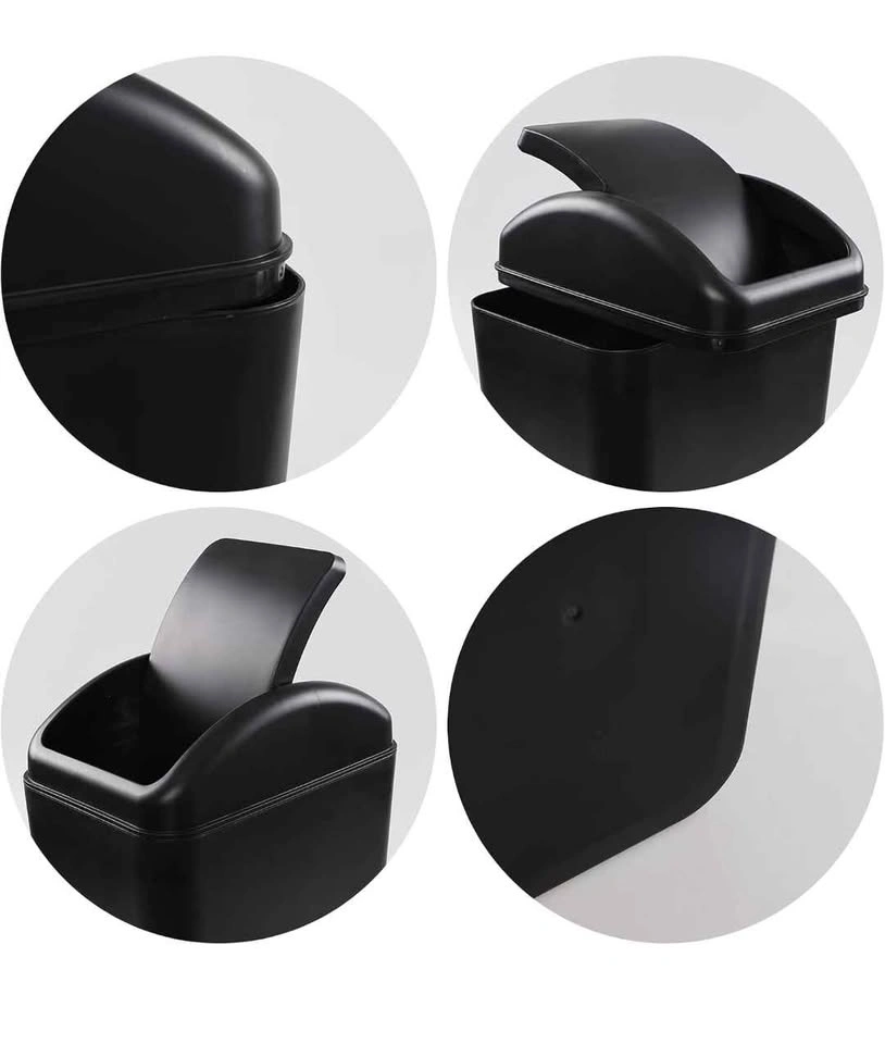 Black Swing-Top Trash Can - photo 3