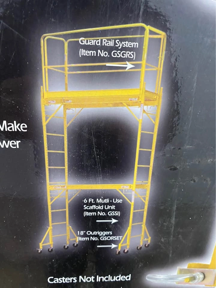 Pro-Series Scaffolding Safety System (Guard Rail & Outriggers) - photo 2