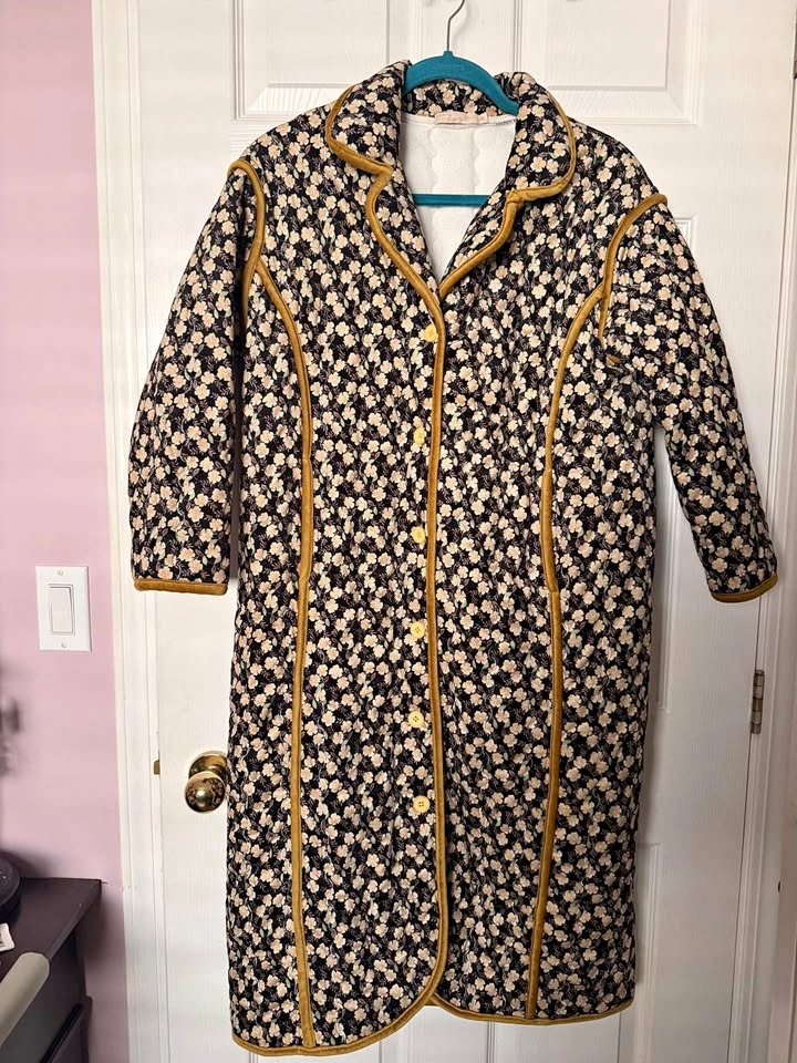 Floral winter robe XS/S
