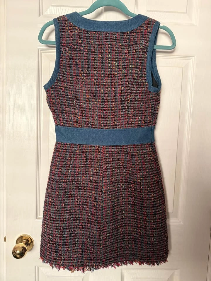 Tweed sleeveless dress S NEW - photo 3