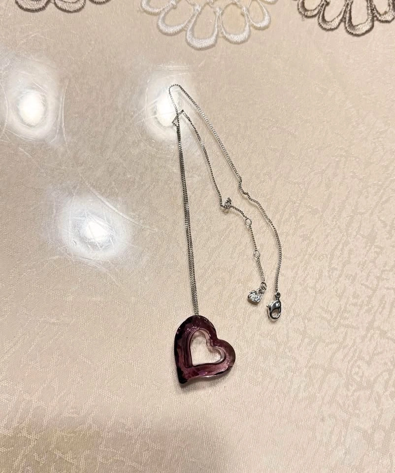 Swarovski Crystal Love Heart Necklace