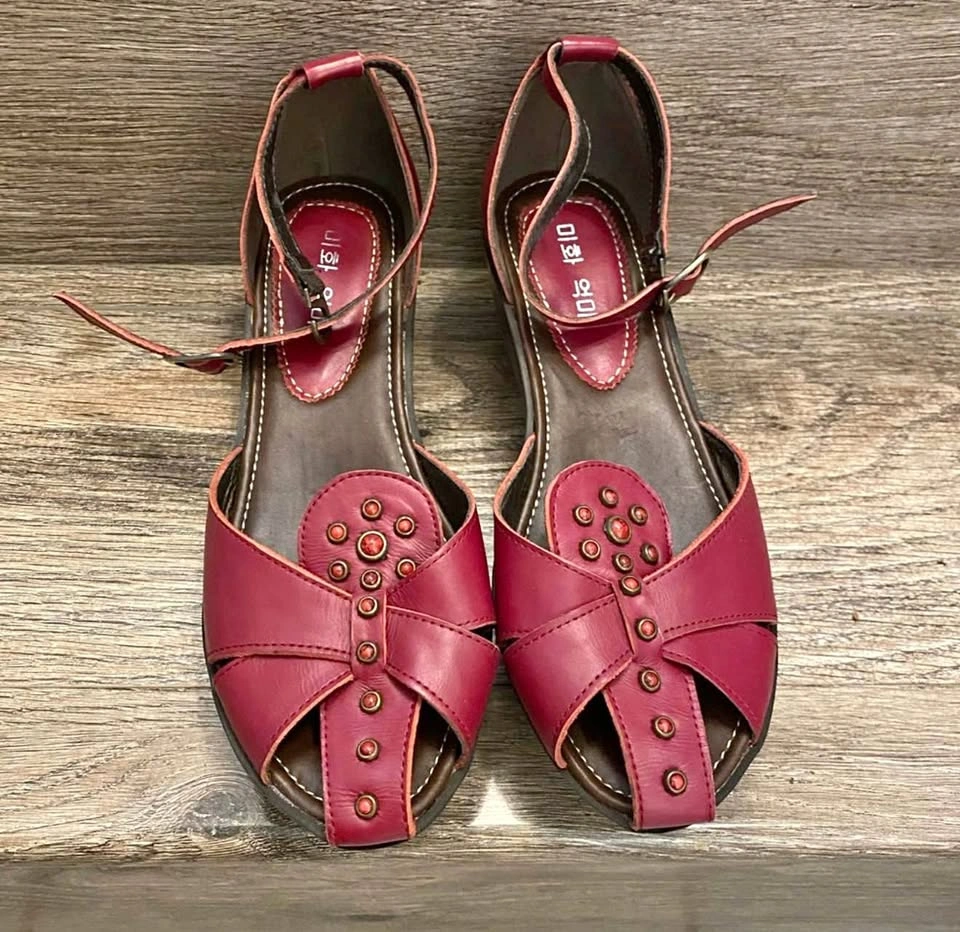 Leather shoes 6.5/7 NEW