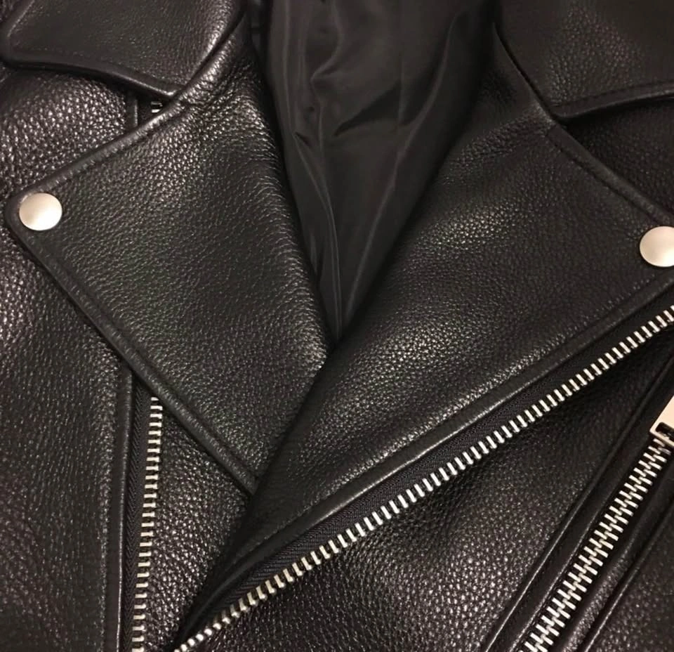 Cow leather jacket S unisex NEW - photo 2